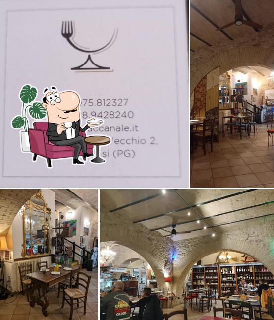 Dai un'occhiata agli interni di Il Baccanale