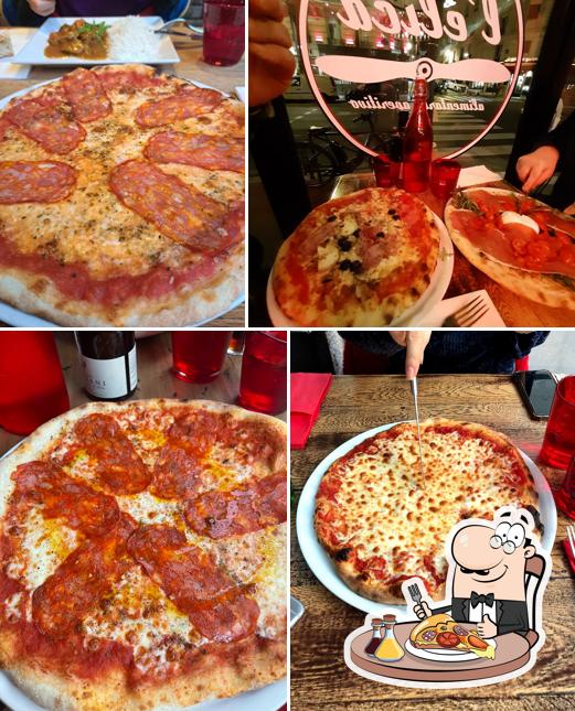 Prenez différents types de pizzas