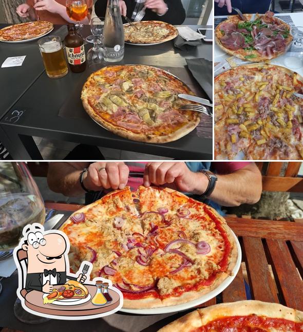 A La Darsena, puoi provare una bella pizza