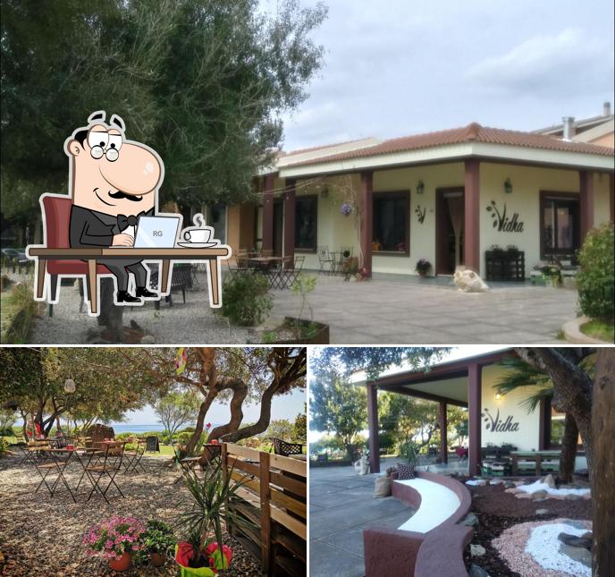 Dai un'occhiata agli interni di Vidha cafè