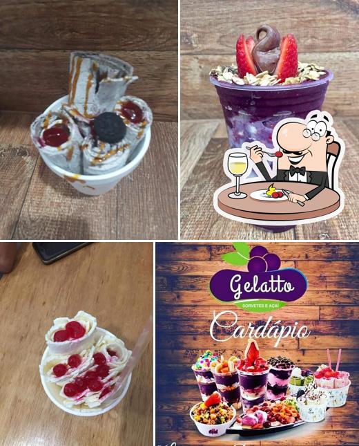 Parfait em Gelatto Açaí e Sorveteria