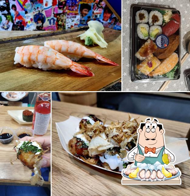 Toma marisco en Restaurante Japonés - GOKAN SUSHI BILBAO