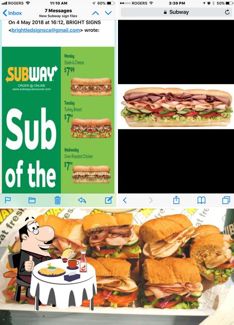 Prenez un hamburger à Subway