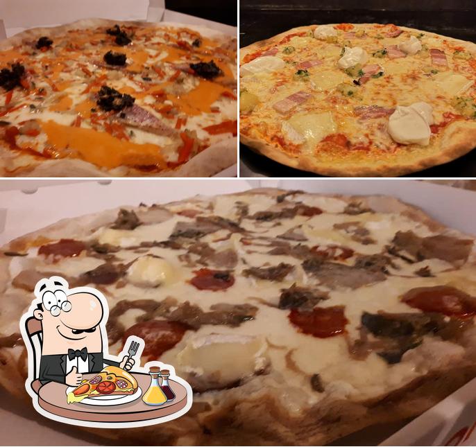 Prenez différents types de pizzas