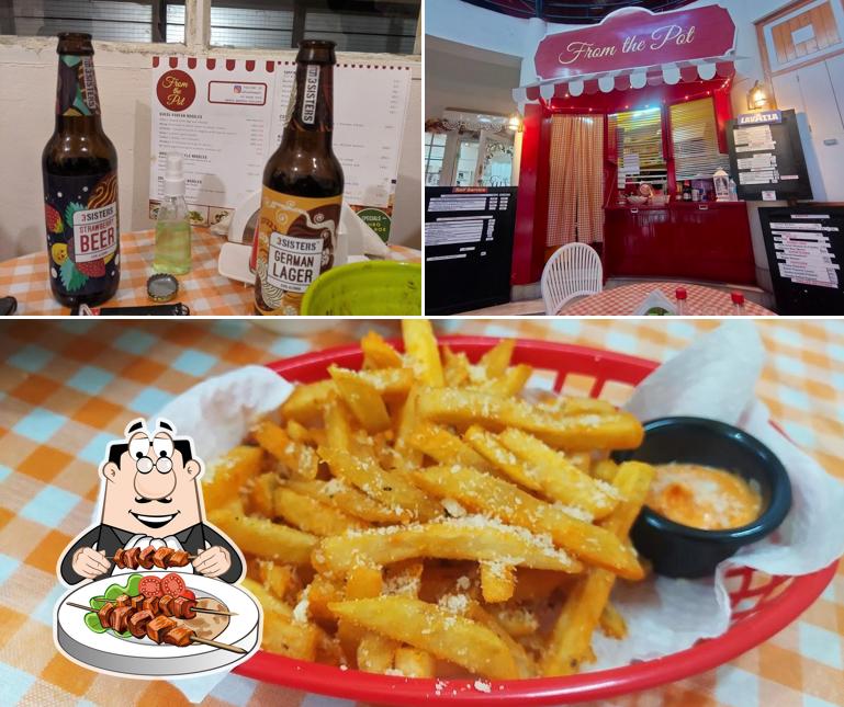 The image of From the Pot’s food and beer