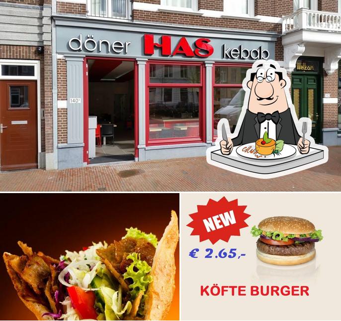 Jetez un coup d’oeil à l’image indiquant la nourriture et extérieur concernant Has döner kebab