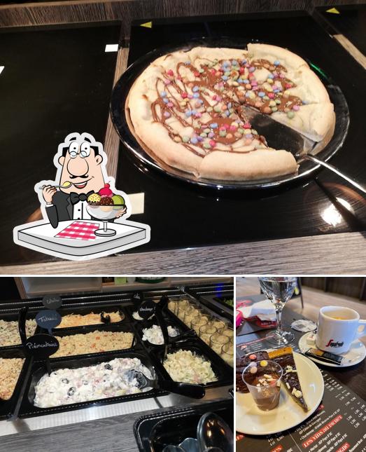 PIZZA BUFFET sert une sélection de desserts