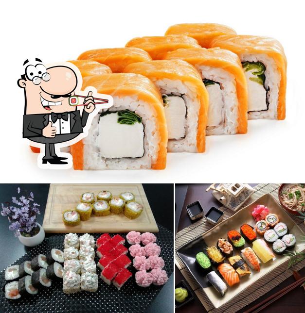 Pick various sushi options