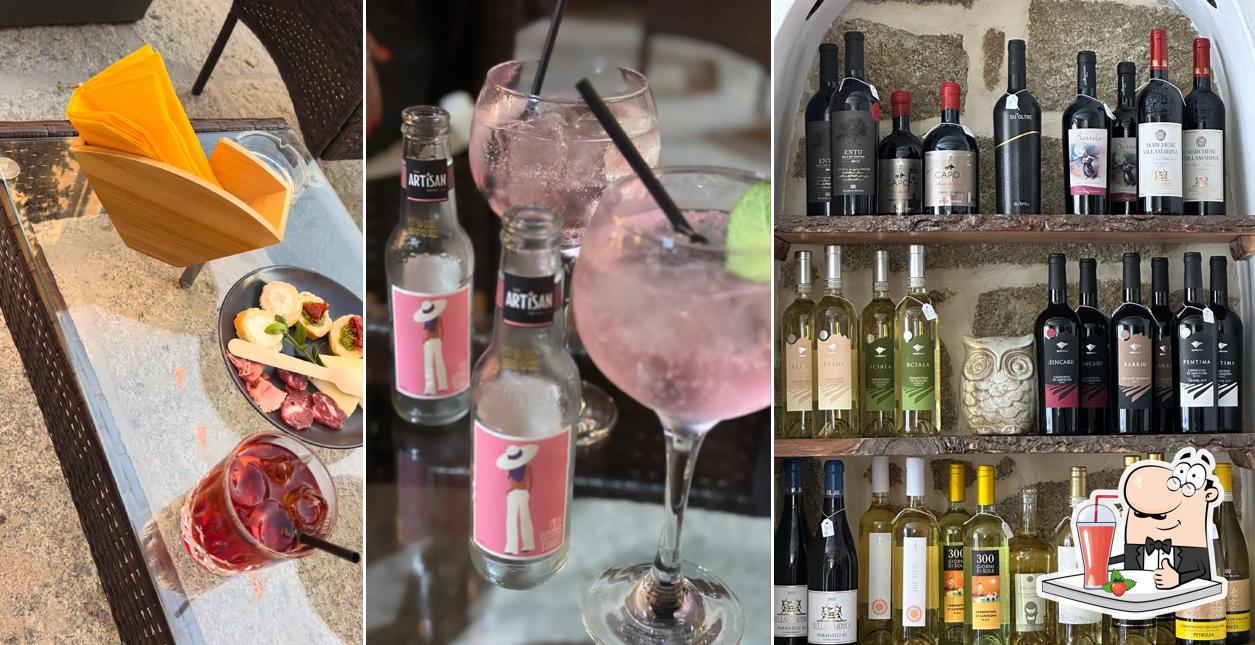 Ambàrati wine bar propone un'ampia gamma di drink