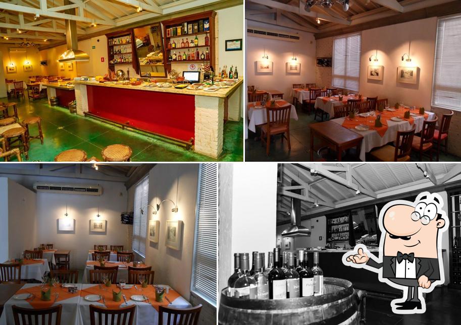 O interior do Bella Cucina