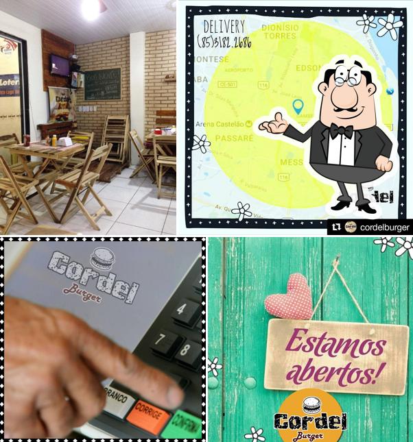 O interior do Cordel Burger