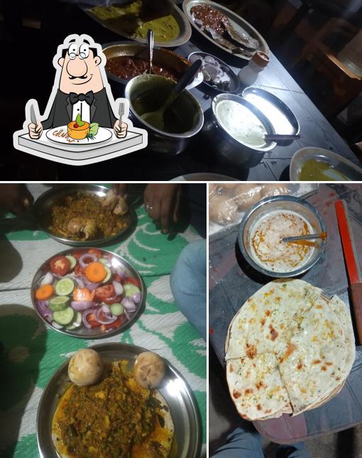 Food at Mahadev Dhaba