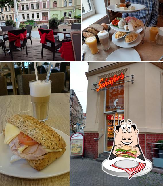 Disfruta de un sándwich en Schäfer's Brot- und Kuchen