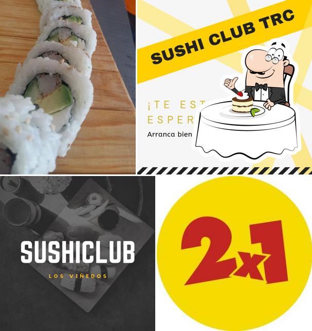 Sushi Club serves a selection of sweet dishes