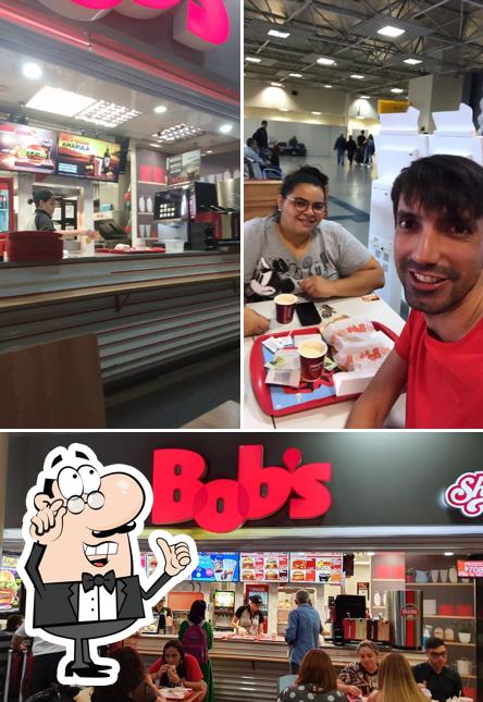 O interior do Bob's Burger - Aeroporto Internacional de Cumbica