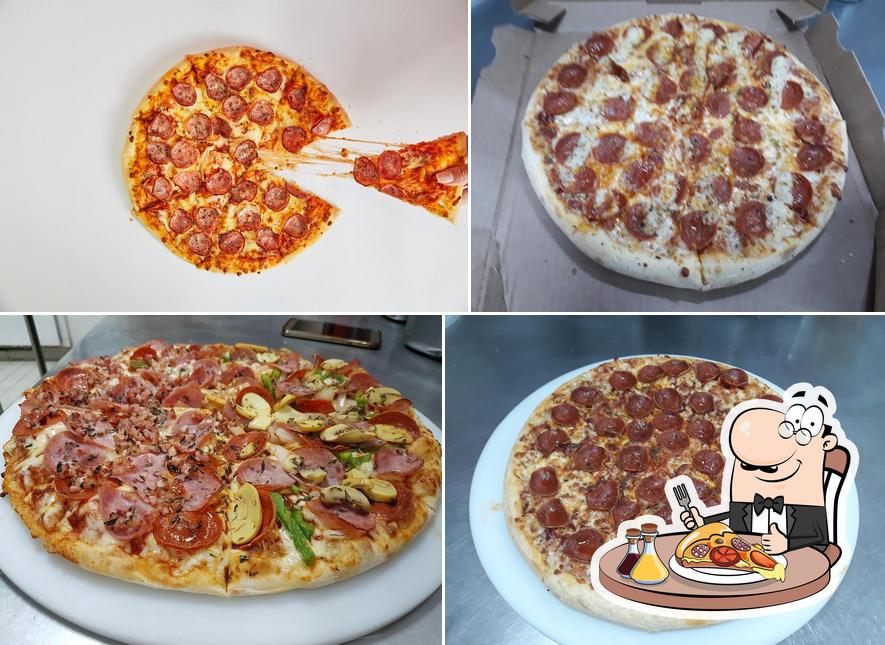 Escolha diferentes estilos de pizza