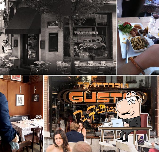 L'intérieur de Gusto Trattoria