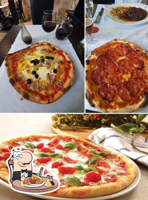 Probiert eine Pizza bei Restaurant Pizzeria L’Orchidea Belvaux