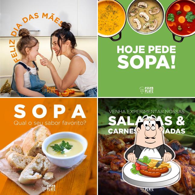 Comida em Restaurante Essen Platz