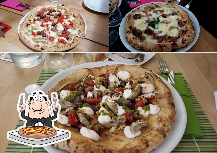 Ordina una pizza a Ristorante Vitto Pitagorico (Vegan-Vegetariano-Gluten Free)