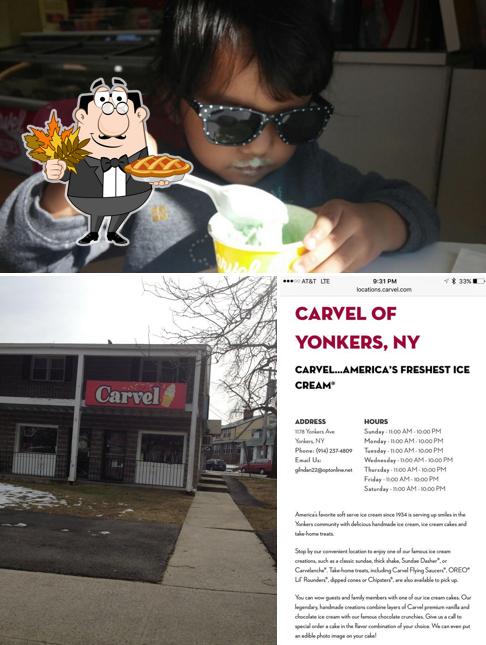 Look at the photo of Carvel