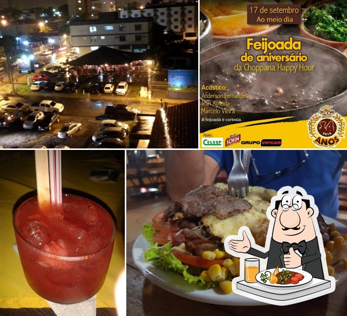 Comida em Choppana Happy Hour