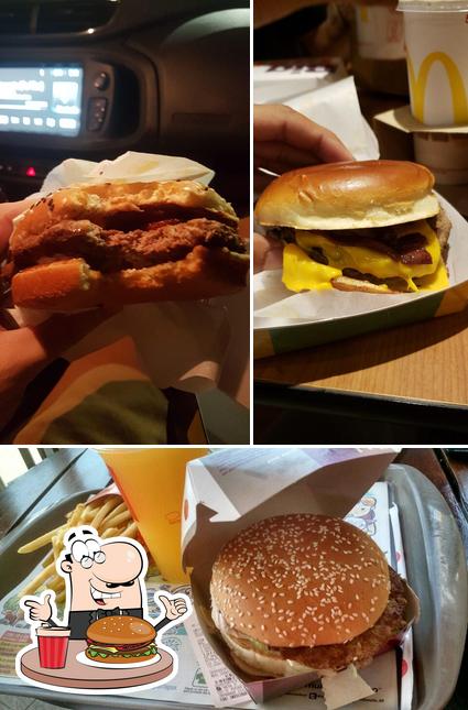 Peça um hambúrguer no McDonald's