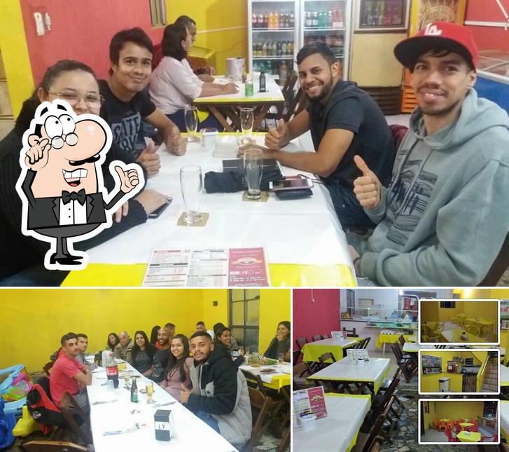 O interior do Pizzaria e Chopperia Casarão