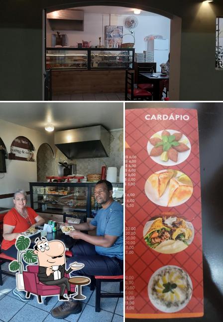 O interior do Cozinha Árabe