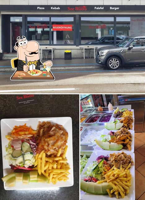 La foto della cibo e esterno di See Bistro - Döner Kebab & Pizza Romanshorn