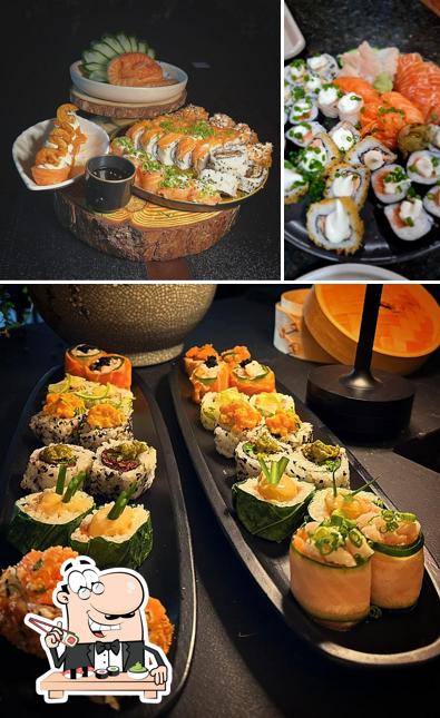 Peça diversas opções de sushi