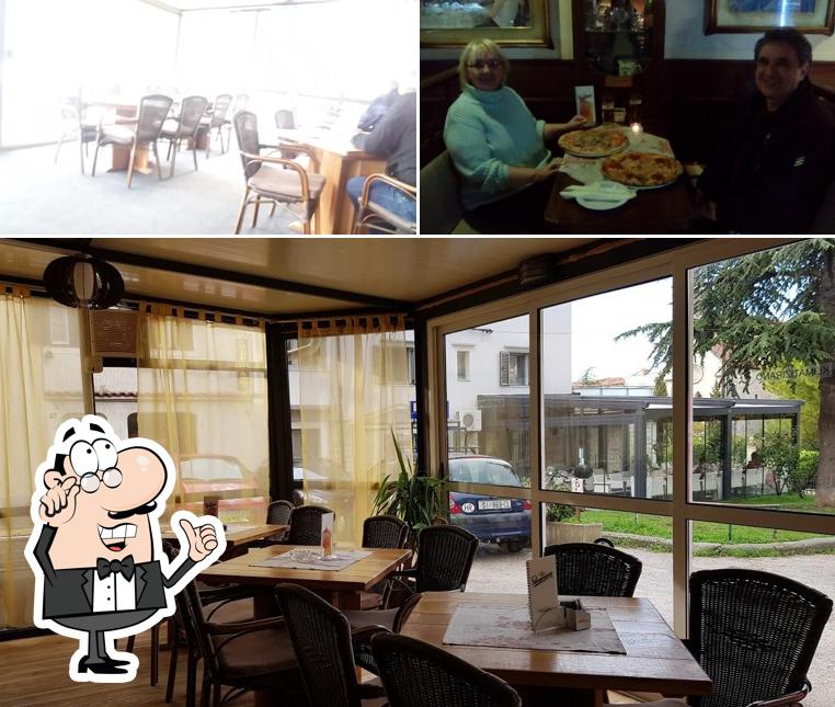 Dai un'occhiata agli interni di Forum pizzerija