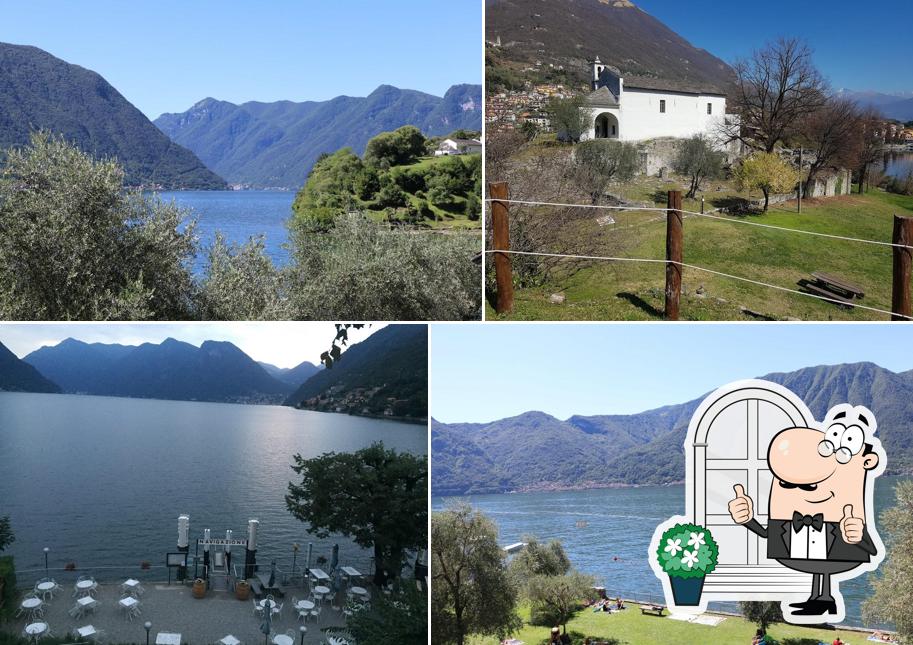 Guarda la parte esterna di Locanda Dell'Isola Comacina - Ristorante