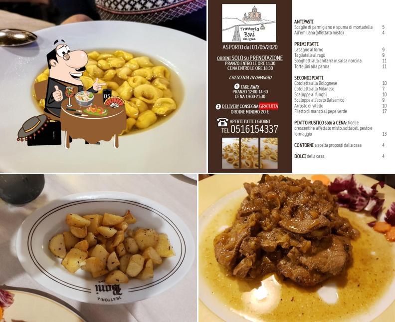 Platti al Trattoria Boni