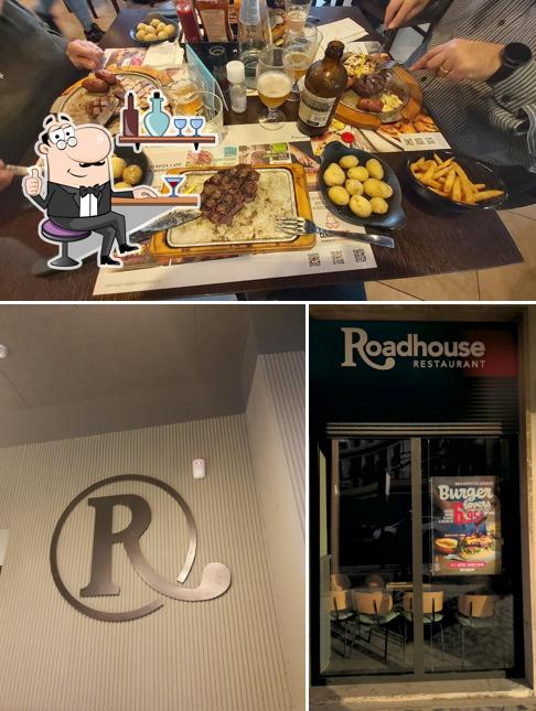 La foto di interni e cibo da Roadhouse Restaurant Ostia