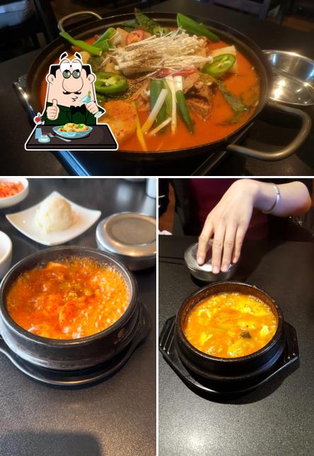 Крем-брюле в "Kim's Korean BBQ House"