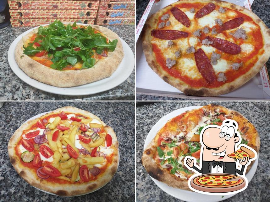 Prenditi tra le molte varianti di pizza