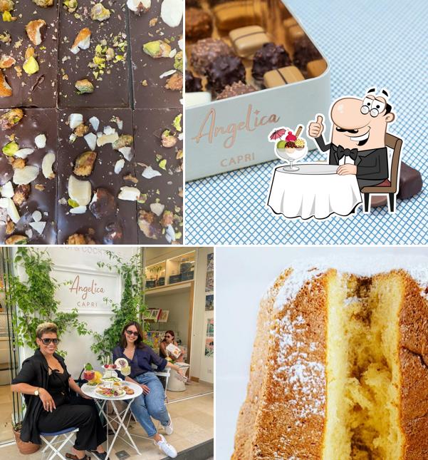 Angelica Capri Ristorante serve un'ampia gamma di dolci