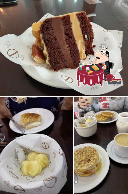 Waffles em Doce Café