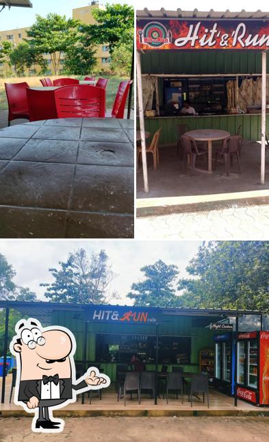 The interior of Hit & Run Restaurant