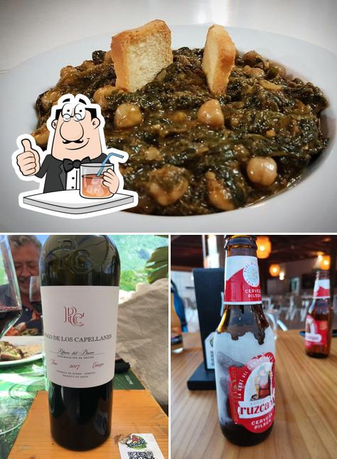 Las fotos de bebida y comida en Bar restaurante La vespa de Bernier