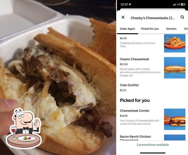 Cheeky's Cheesesteaks in Nashville Restaurant menu and reviews