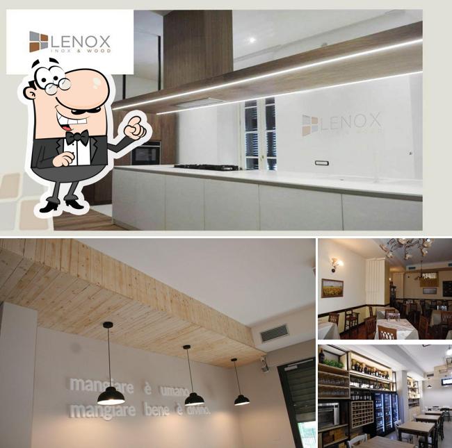 Dai un'occhiata agli interni di Lenox Inox & Wood