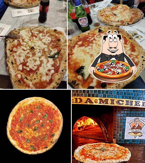 A L'antica Pizzeria Da Michele Aversa, puoi assaggiare una bella pizza