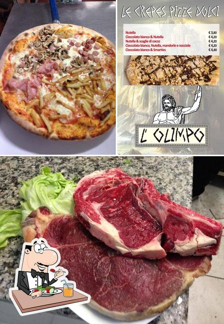 Platti al Pizzeria L'Olimpo