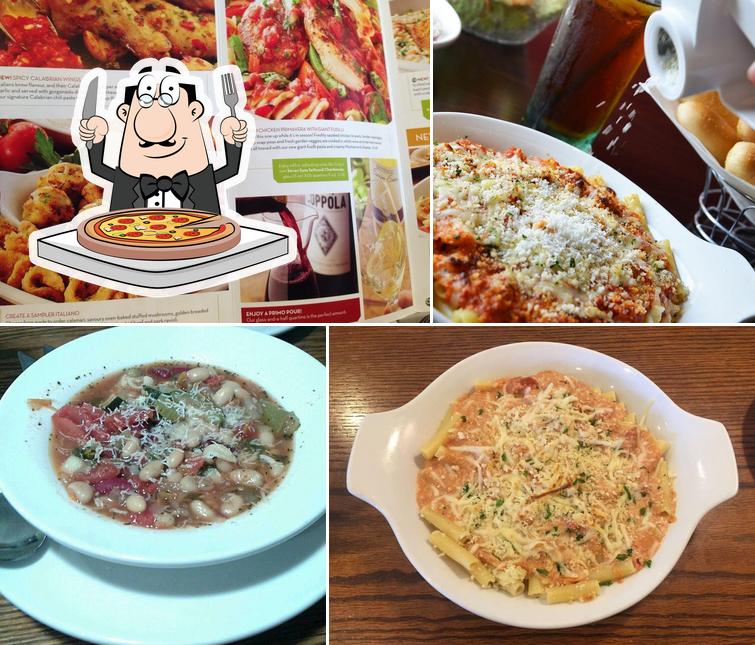 At Olive Garden Italian Restaurant, you can try pizza