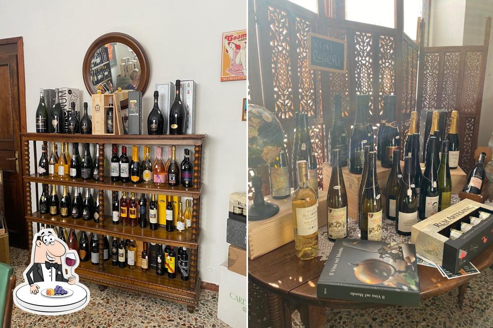 È gradevole prendersi un bicchiere di vino a Vinoteca Canu