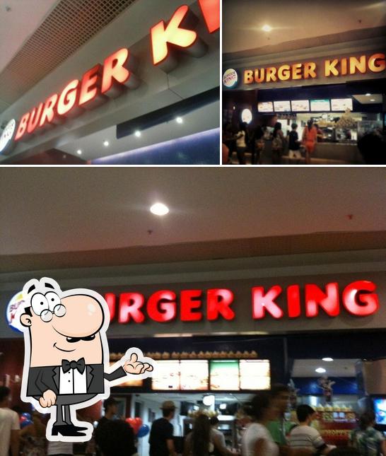 O interior do Burger King