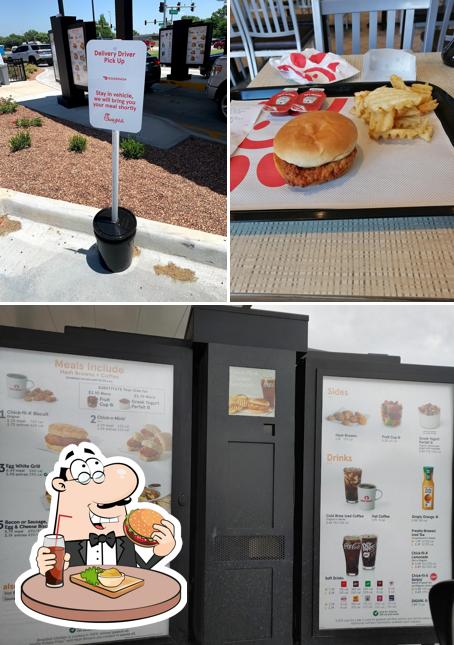 Try out a burger at Chick-fil-A