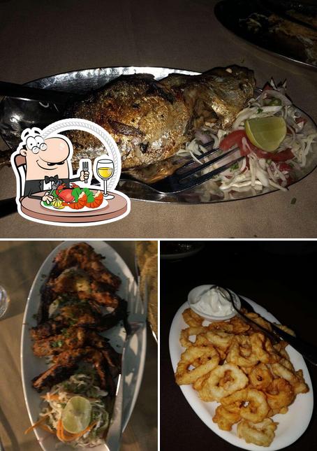 Order seafood at Darya Deger